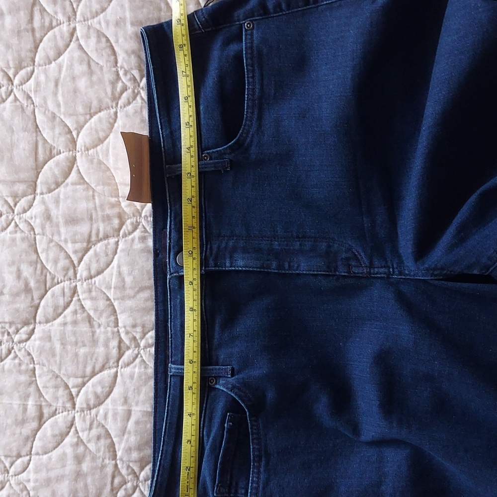 🚨SALE🚨 NYDJ Women's Dark Blue Teresa Wide Leg Jeans NWT - Picture 11 of 16